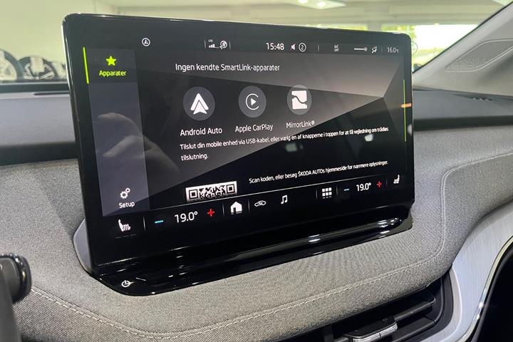 Grøn Skoda Enyaq fra 2021