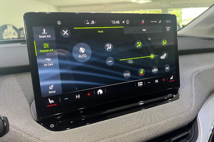 Grøn Skoda Enyaq fra 2021
