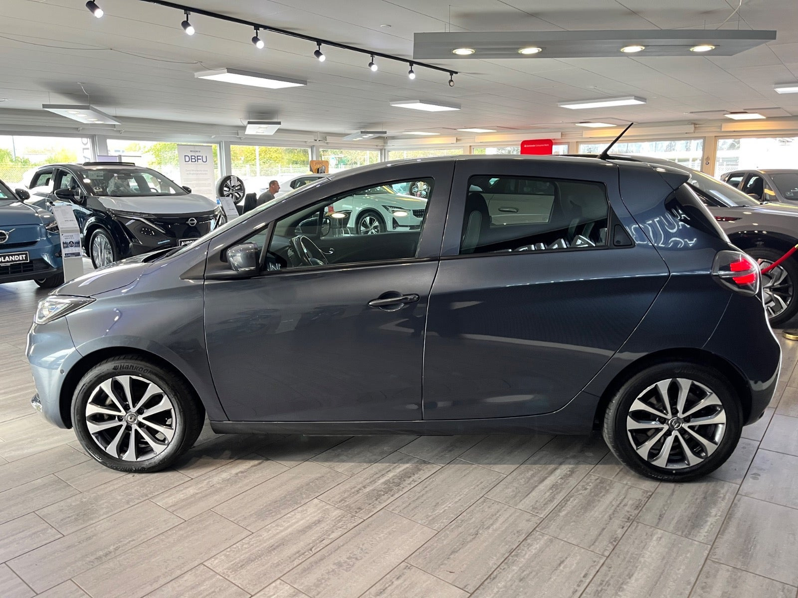 Grå Renault Zoe fra 2019