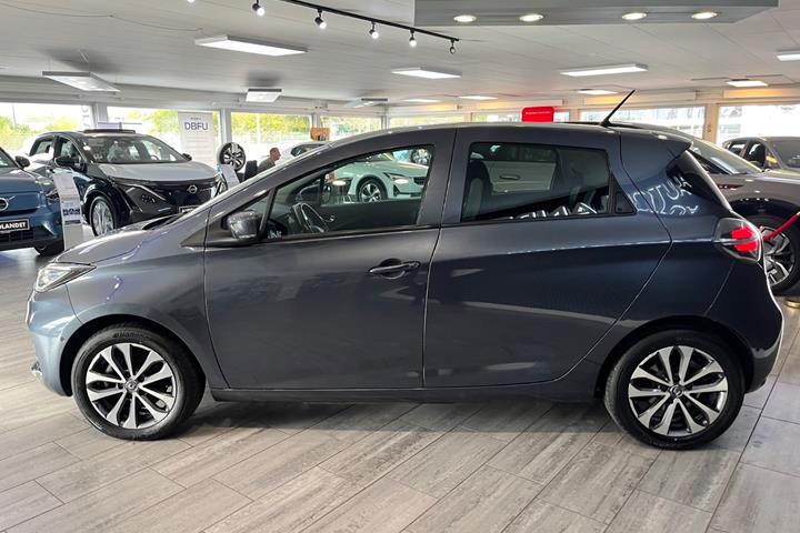 Grå Renault Zoe fra 2019