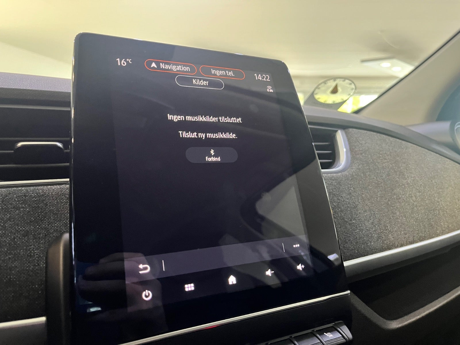Grå Renault Zoe fra 2019