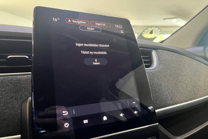 Grå Renault Zoe fra 2019