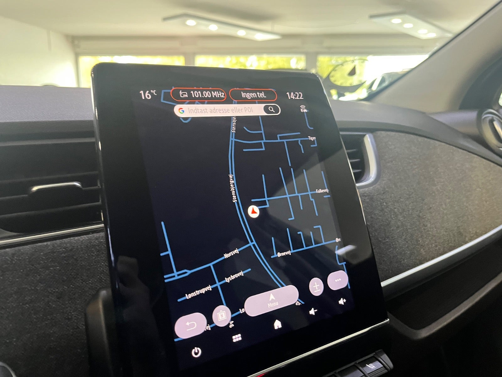 Grå Renault Zoe fra 2019