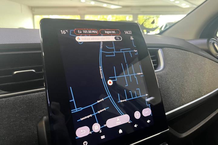 Grå Renault Zoe fra 2019