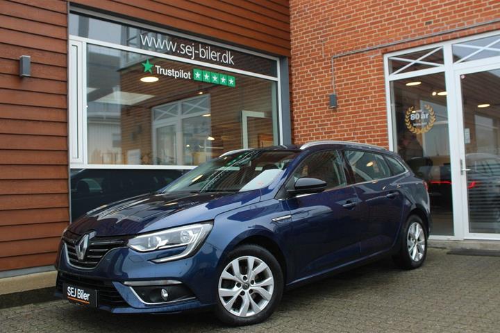 Blå Renault Megane IV fra 2019