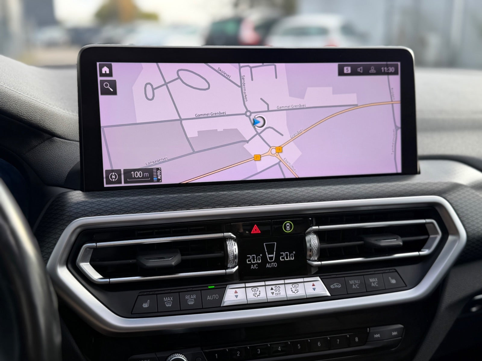 Blå BMW iX3 fra 2023
