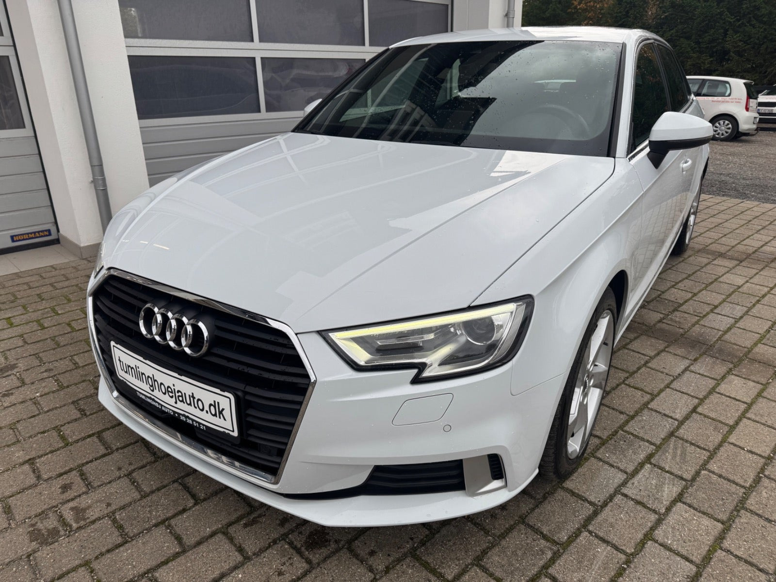 Hvid Audi A3 fra 2018