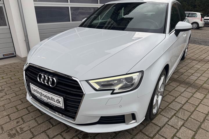 Hvid Audi A3 fra 2018