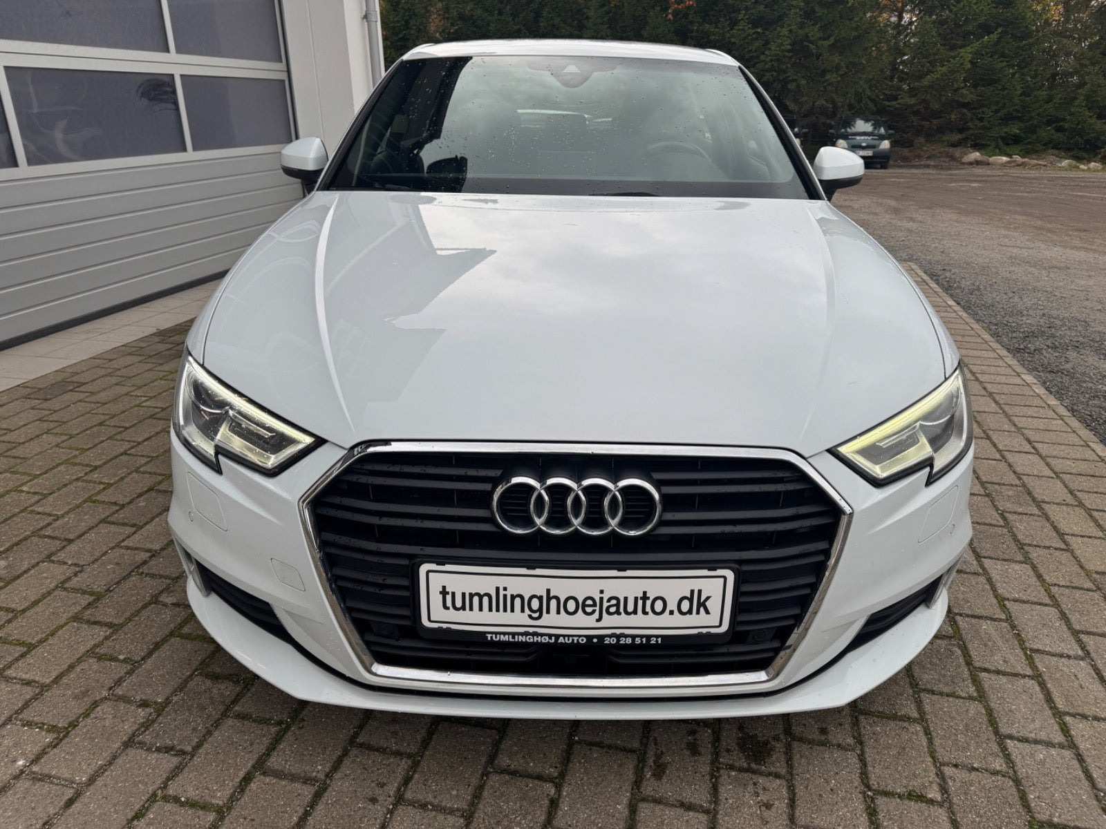 Hvid Audi A3 fra 2018