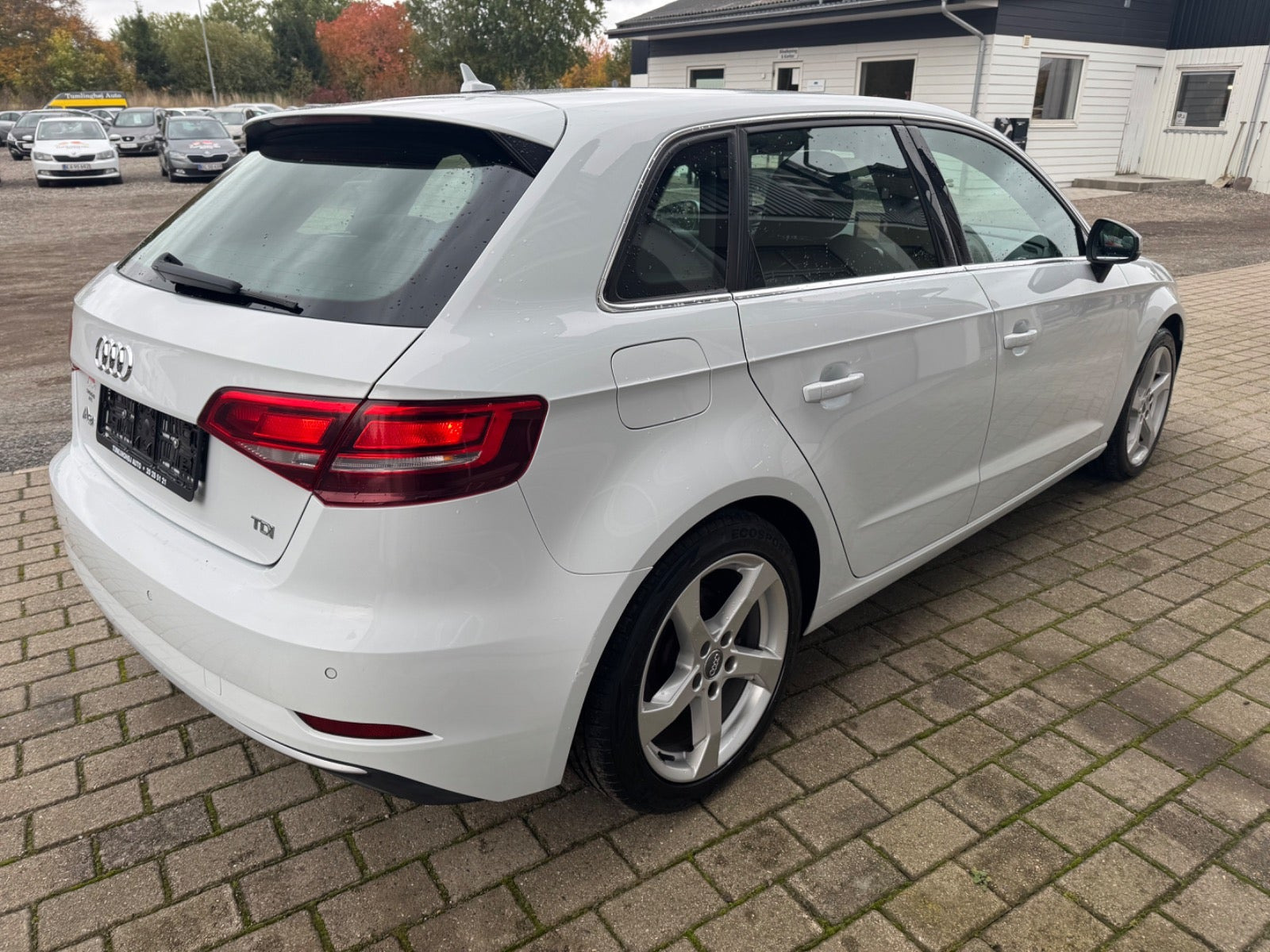 Hvid Audi A3 fra 2018