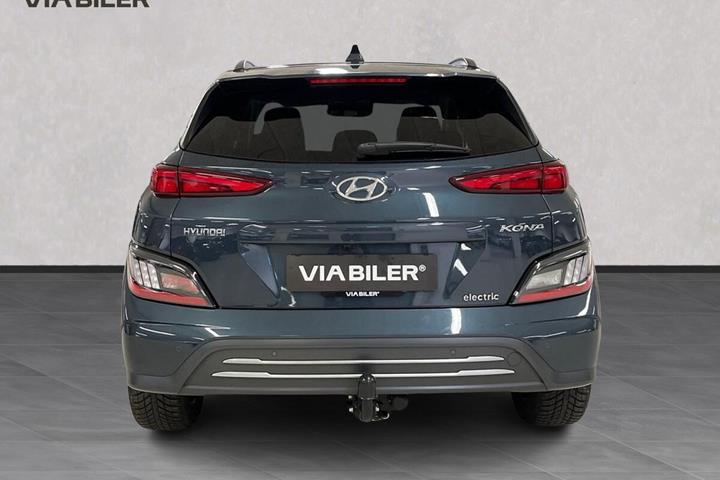 Blå Hyundai Kona fra 2021