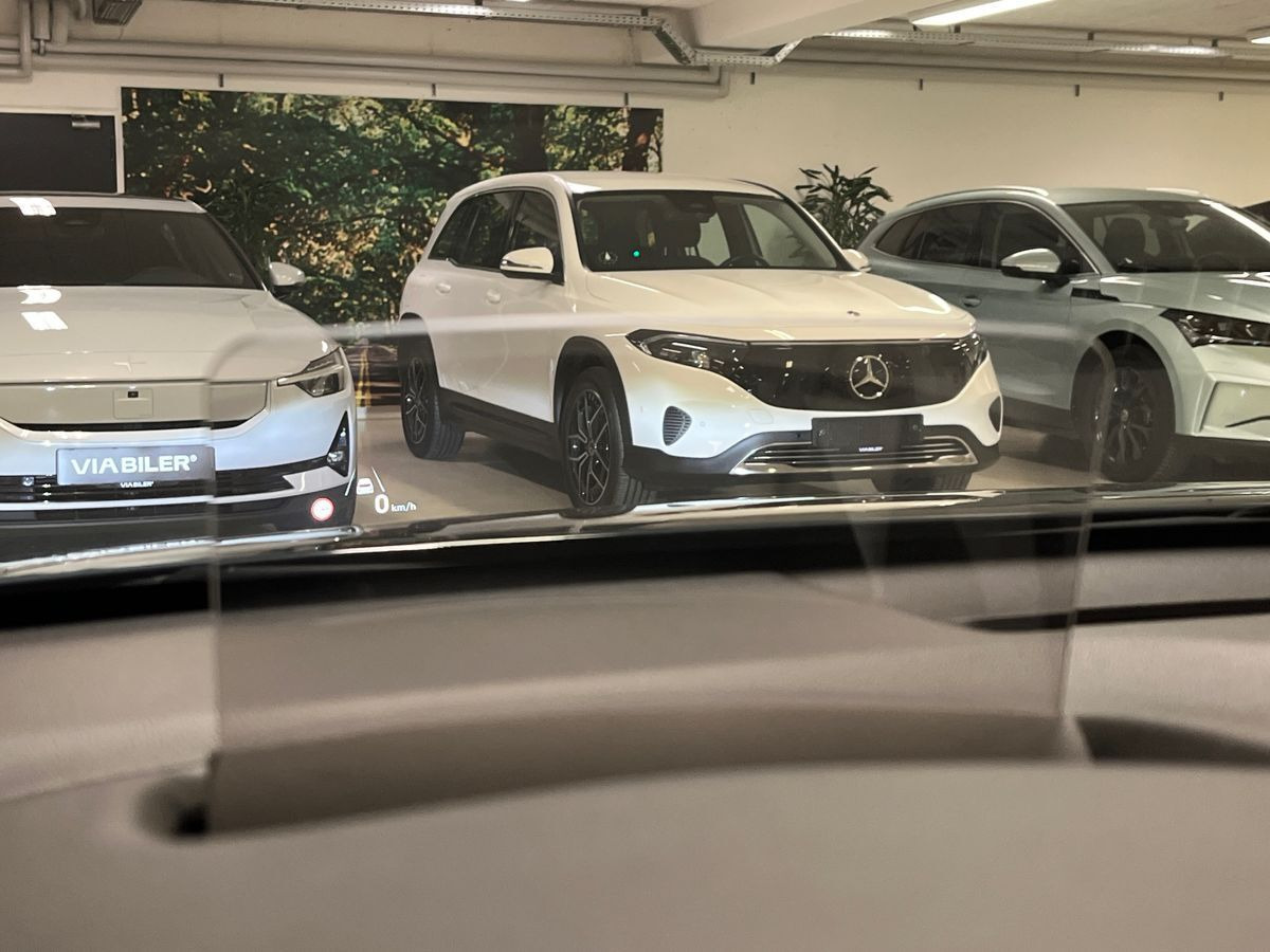 Blå Hyundai Kona fra 2021