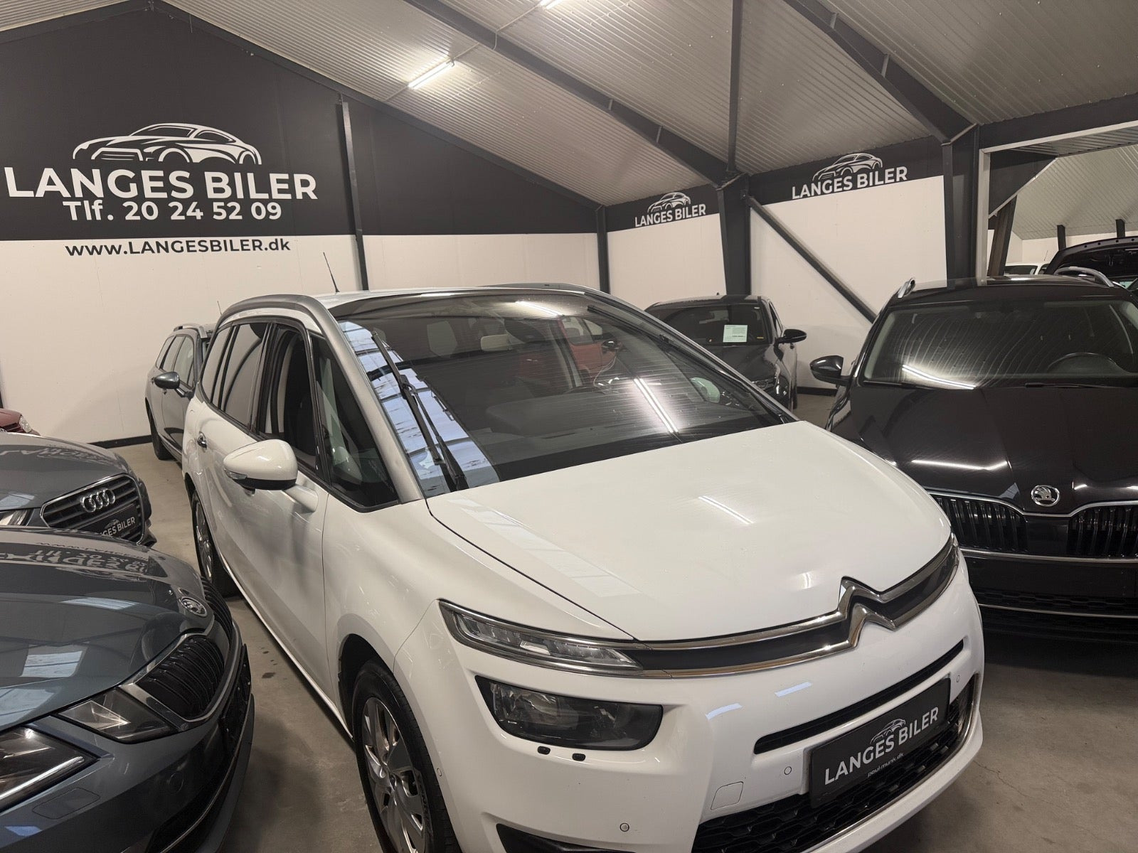 Hvid Citroën Grand C4 Picasso fra 2015