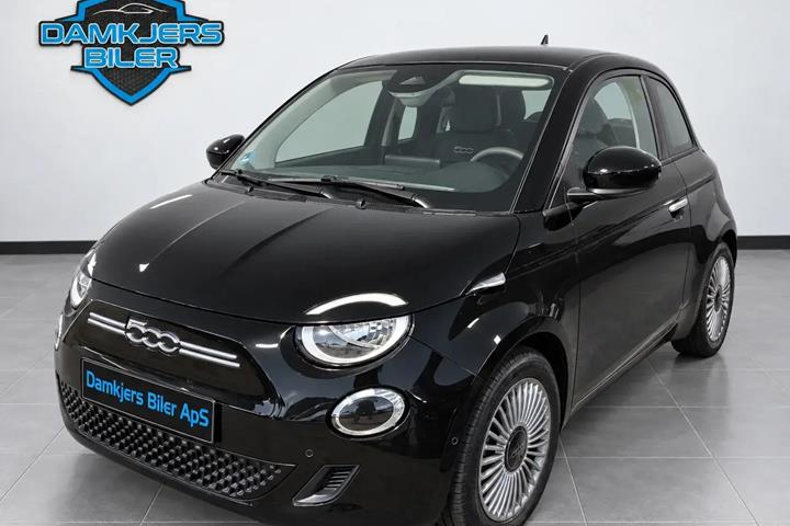 Sort Fiat 500e fra 2024
