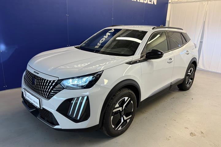 Hvid Peugeot e-2008 fra 2025