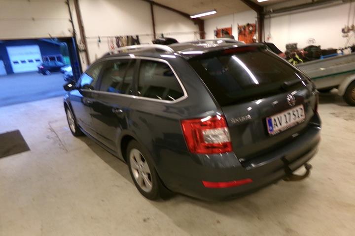 Grå Skoda Octavia fra 2015