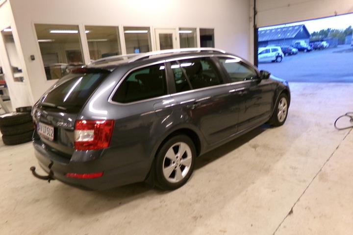 Grå Skoda Octavia fra 2015
