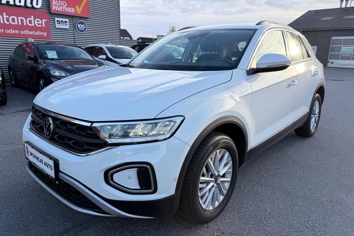 Hvid VW T-Roc fra 2023