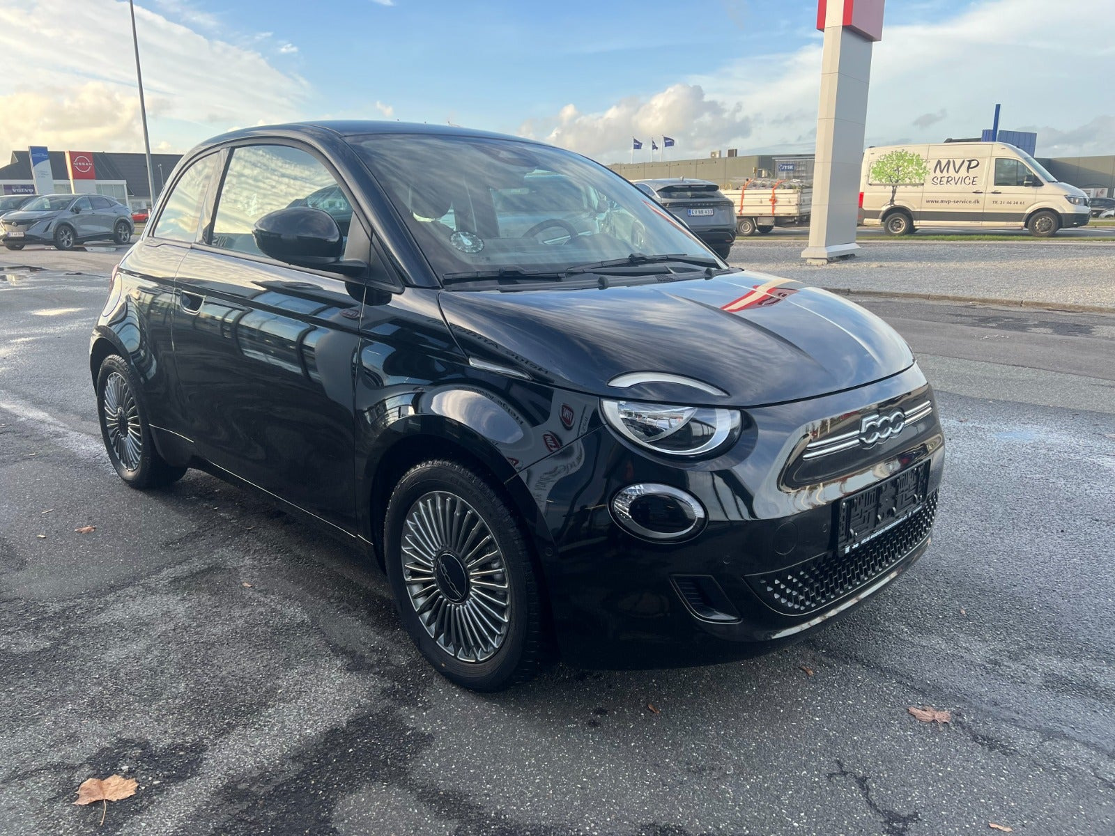 Sort Fiat 500e fra 2024