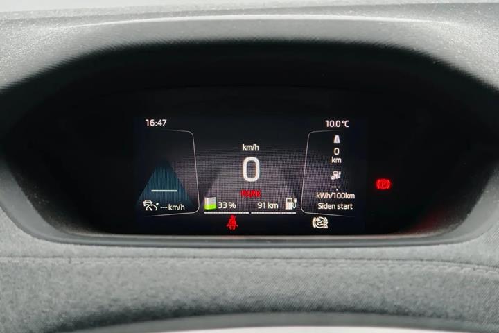 Blå Skoda Enyaq fra 2022