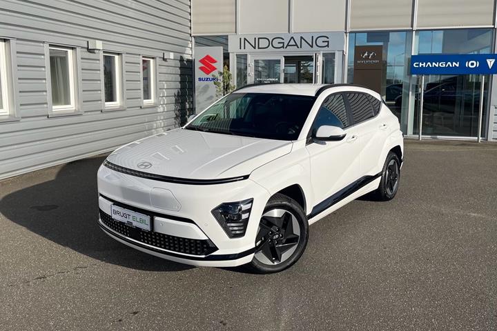 Hvid Hyundai Kona fra 2024