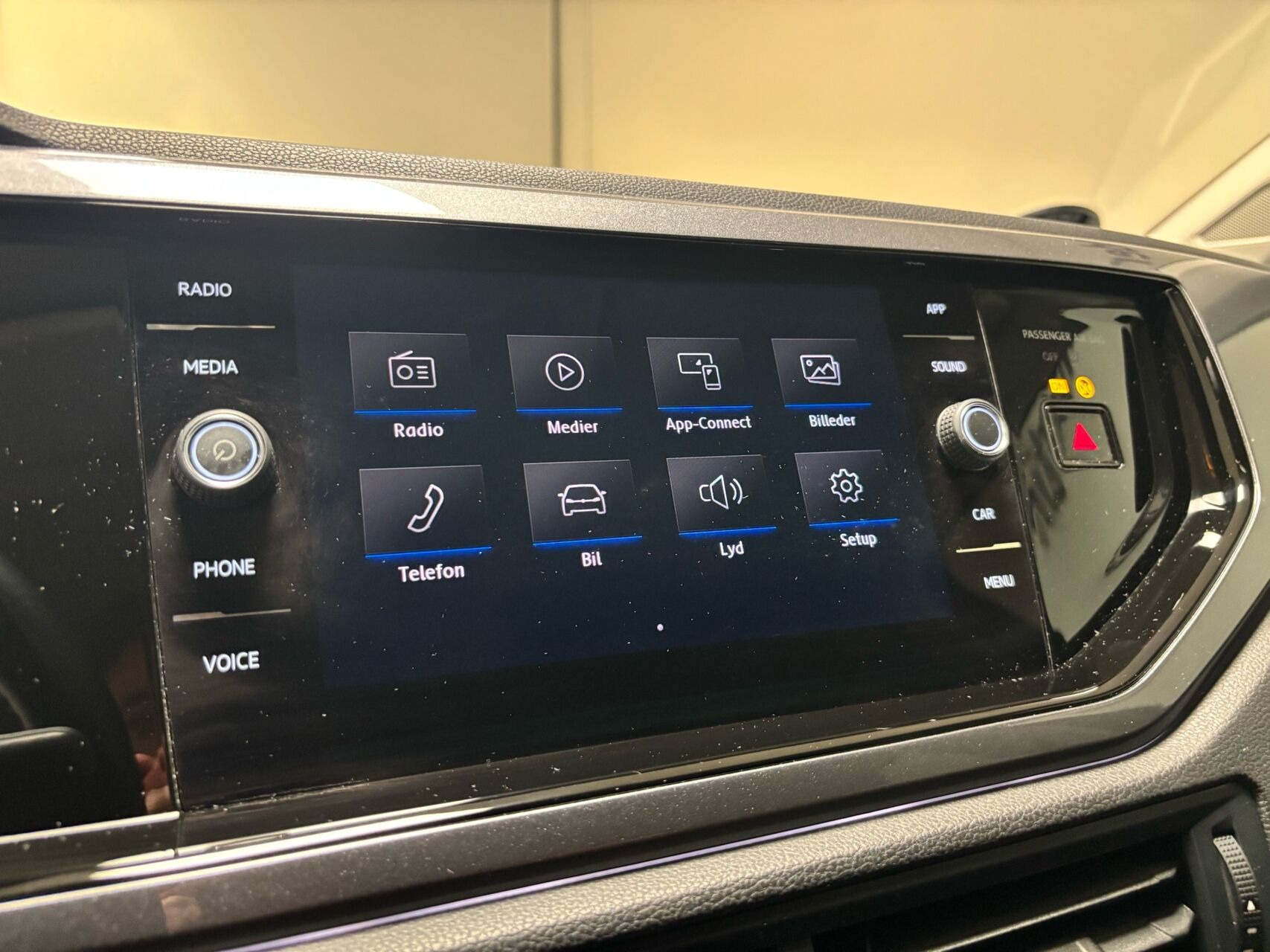 Sort VW Polo fra 2018