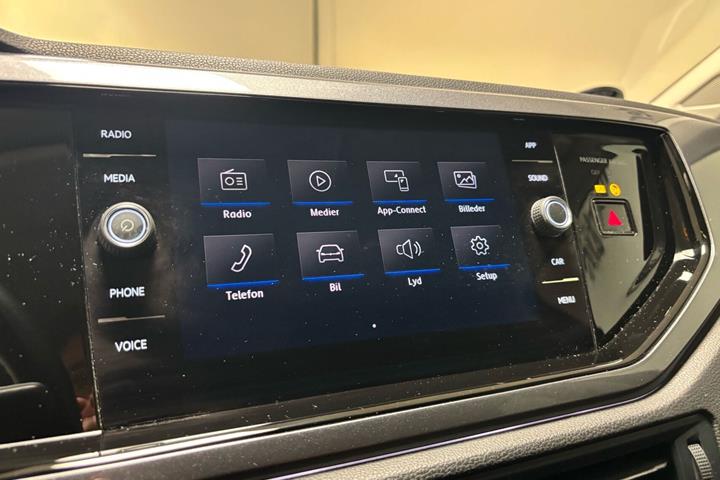 Sort VW Polo fra 2018