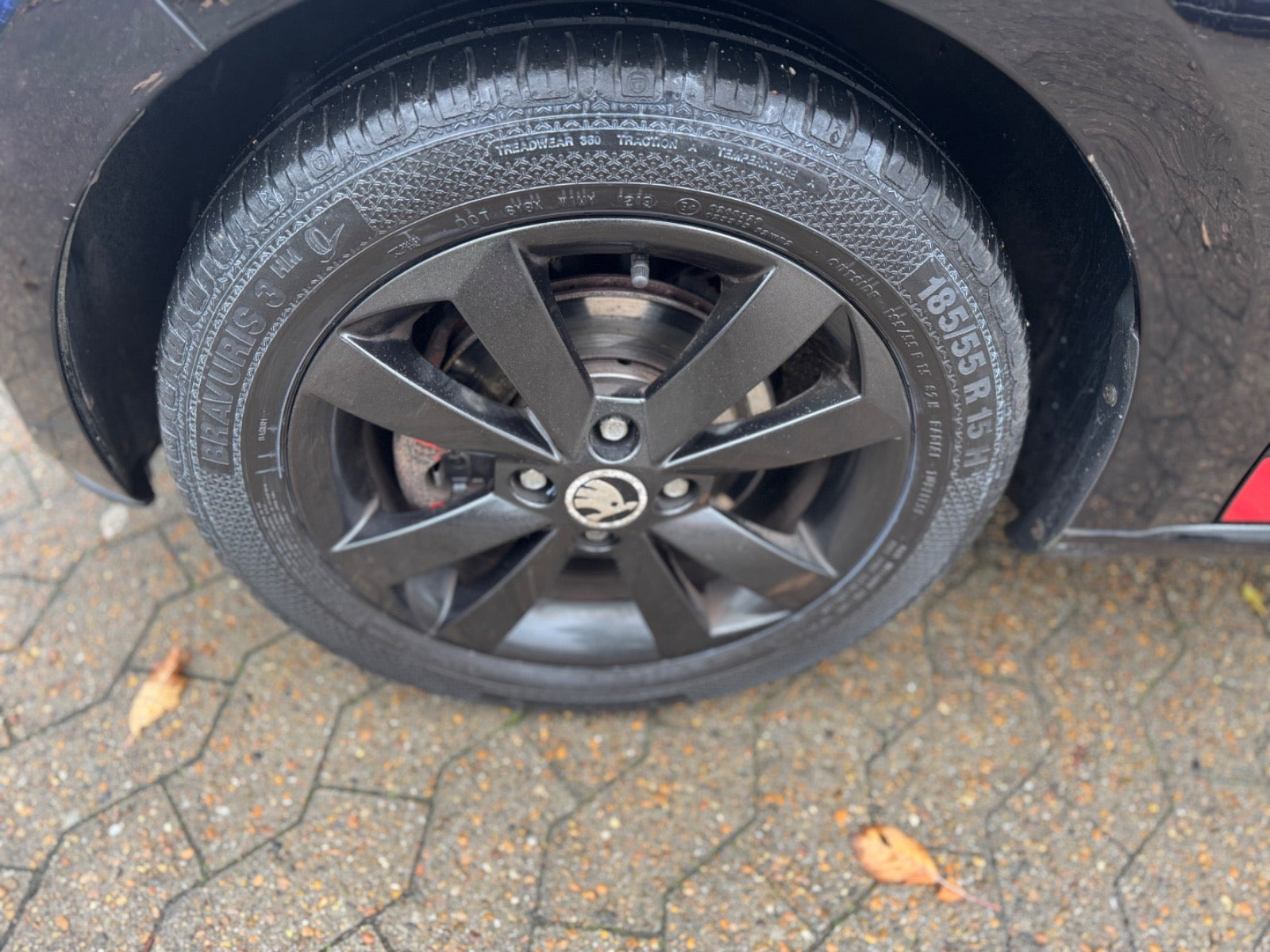 Rød Skoda Citigo fra 2013