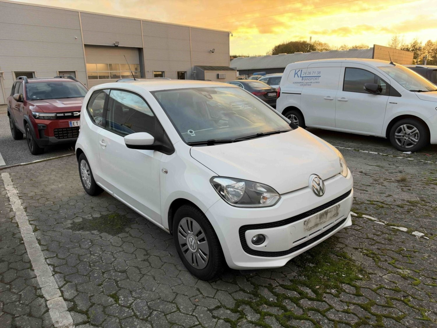 Hvid VW UP! fra 2013