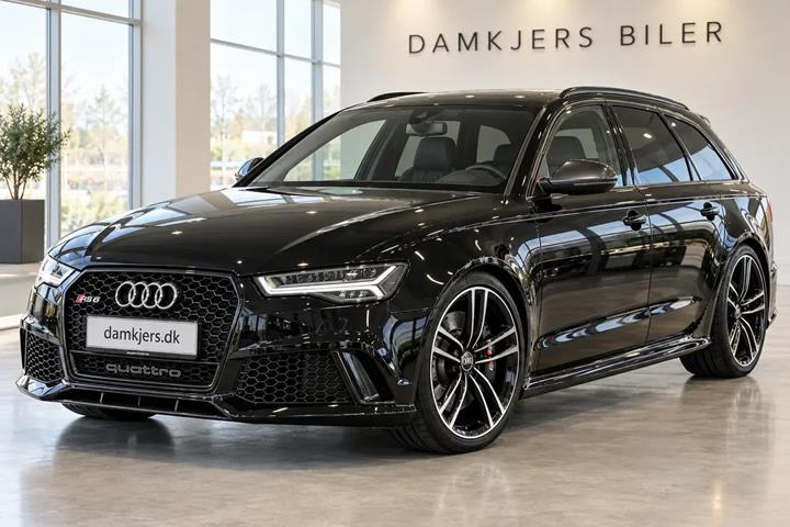 Sort Audi RS6 fra 2018