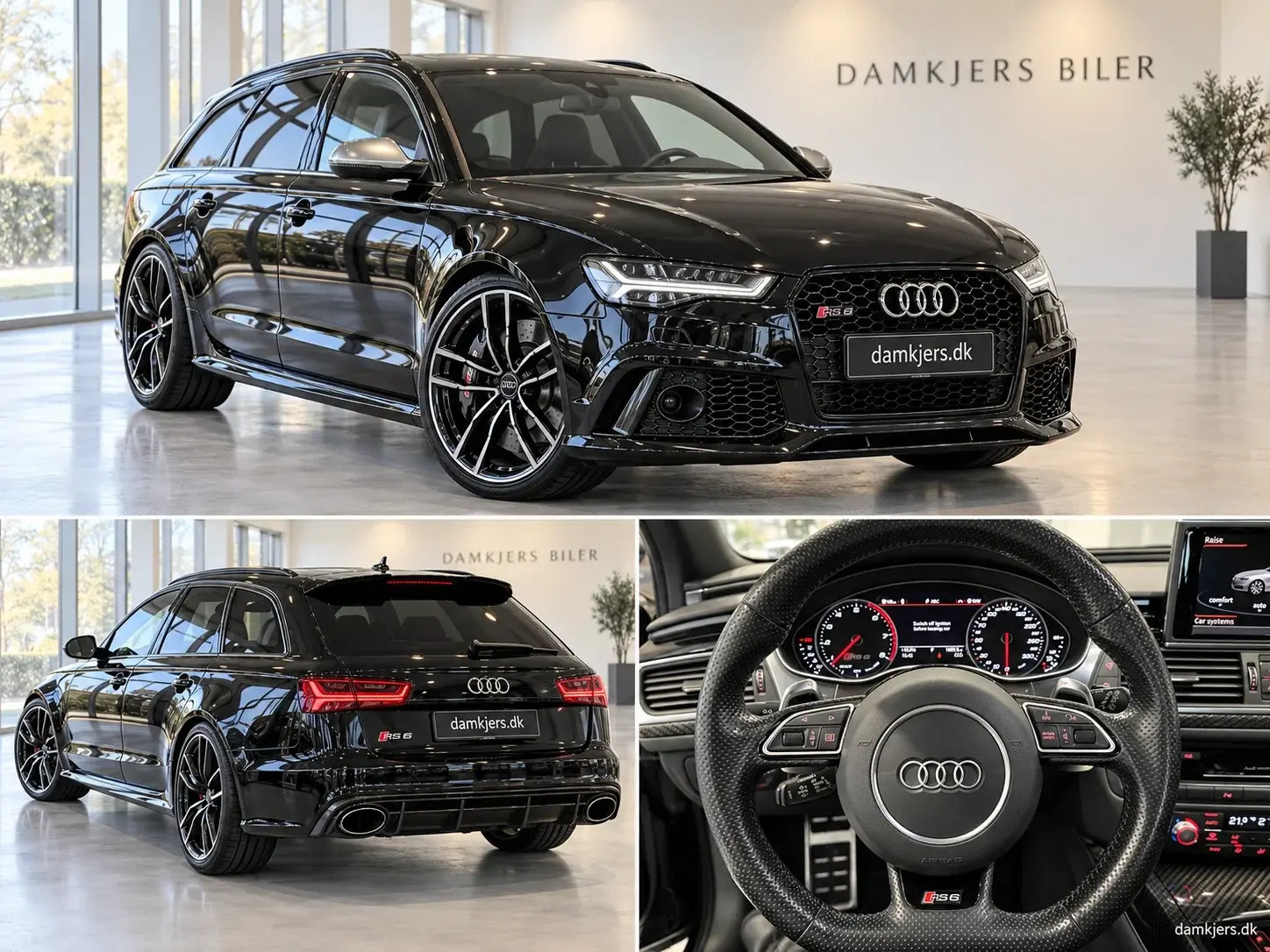 Sort Audi RS6 fra 2018