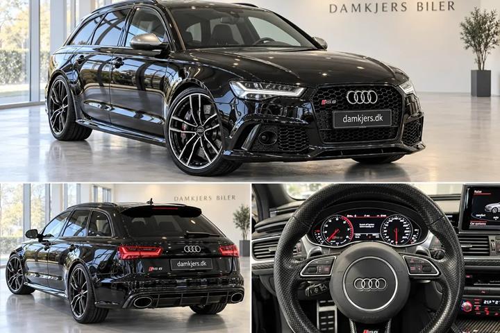 Sort Audi RS6 fra 2018