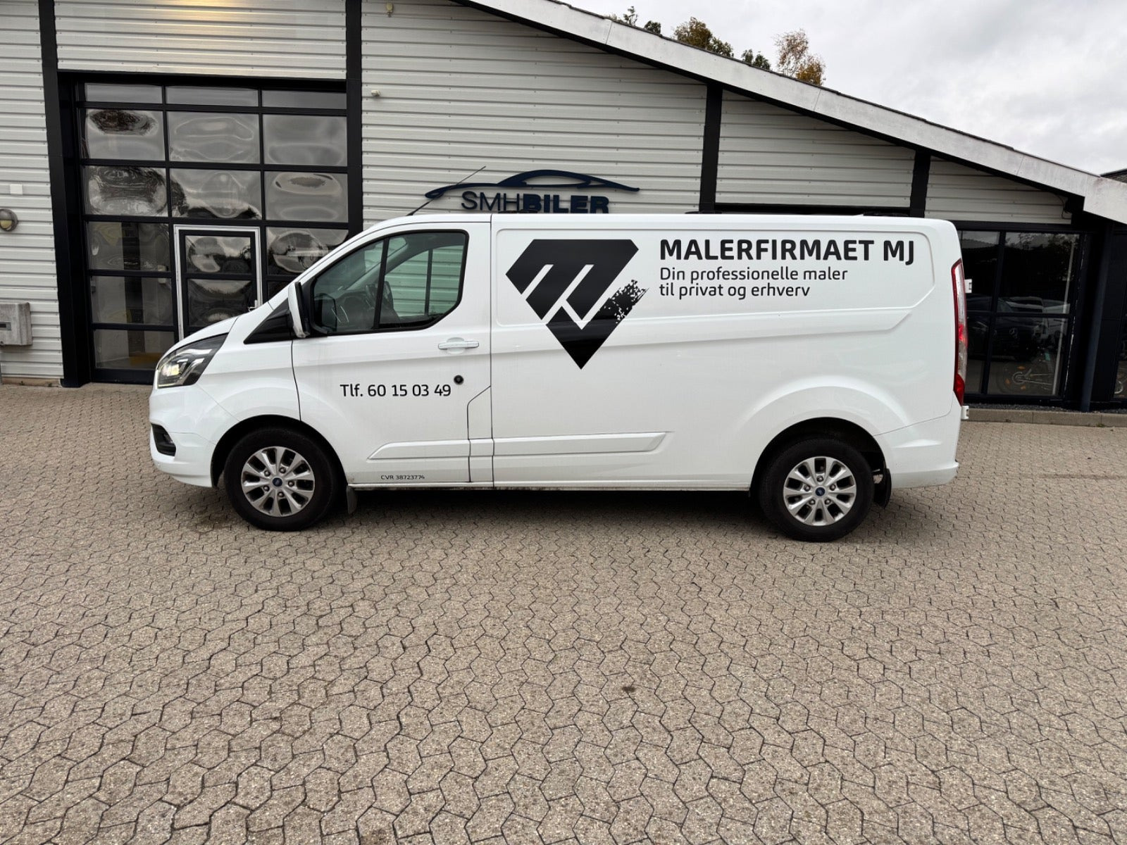 Hvid Ford Transit 350 L2 Van fra 2021
