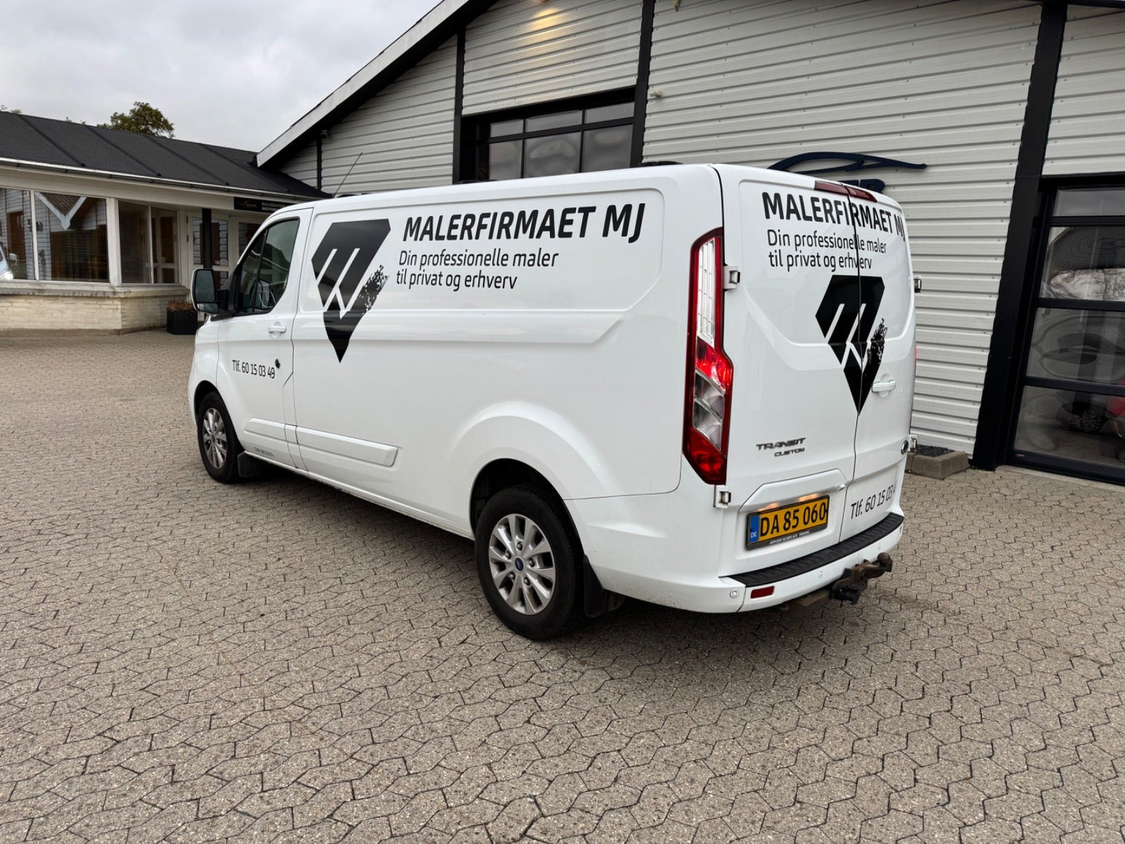 Hvid Ford Transit 350 L2 Van fra 2021