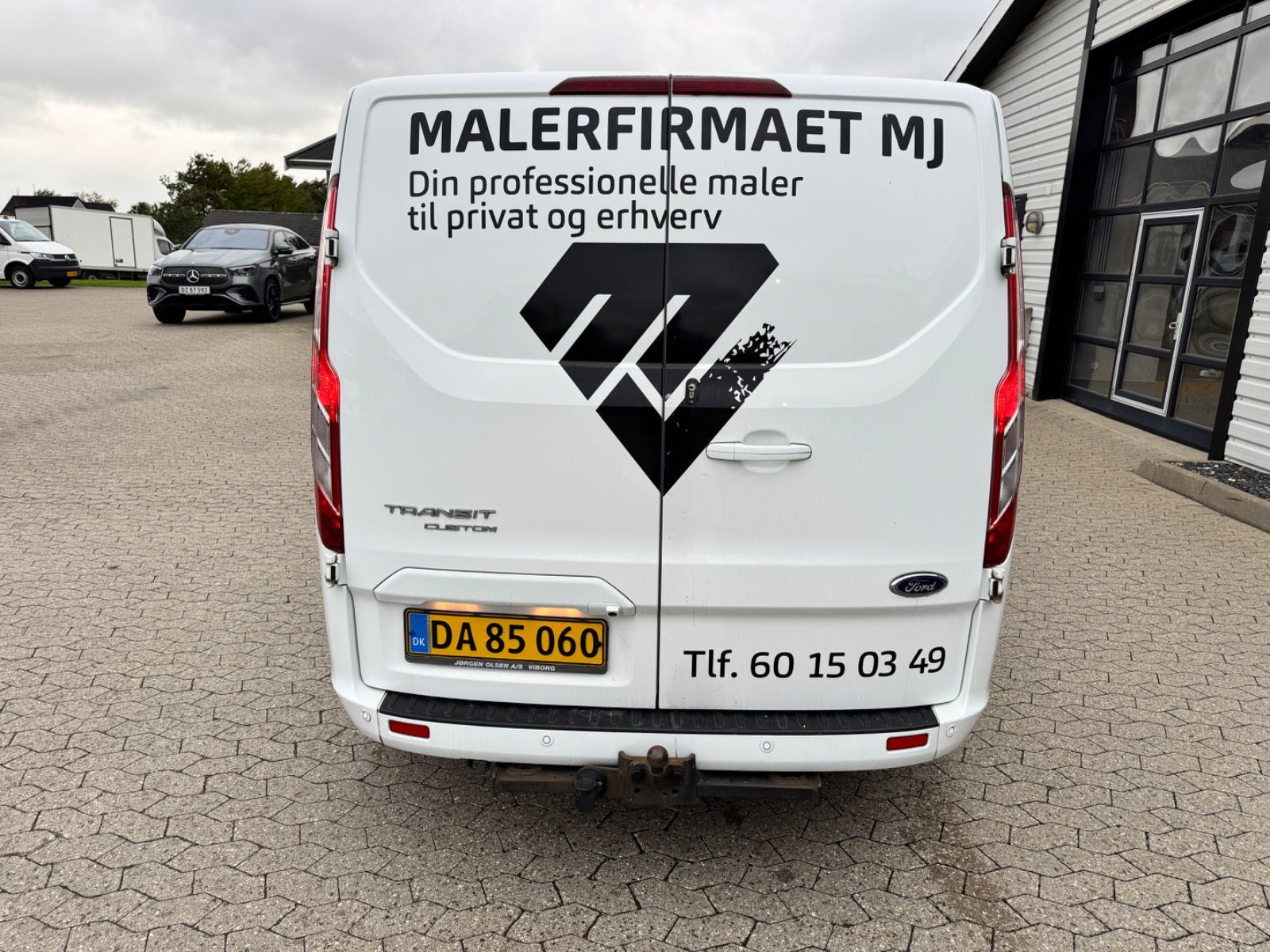 Hvid Ford Transit 350 L2 Van fra 2021