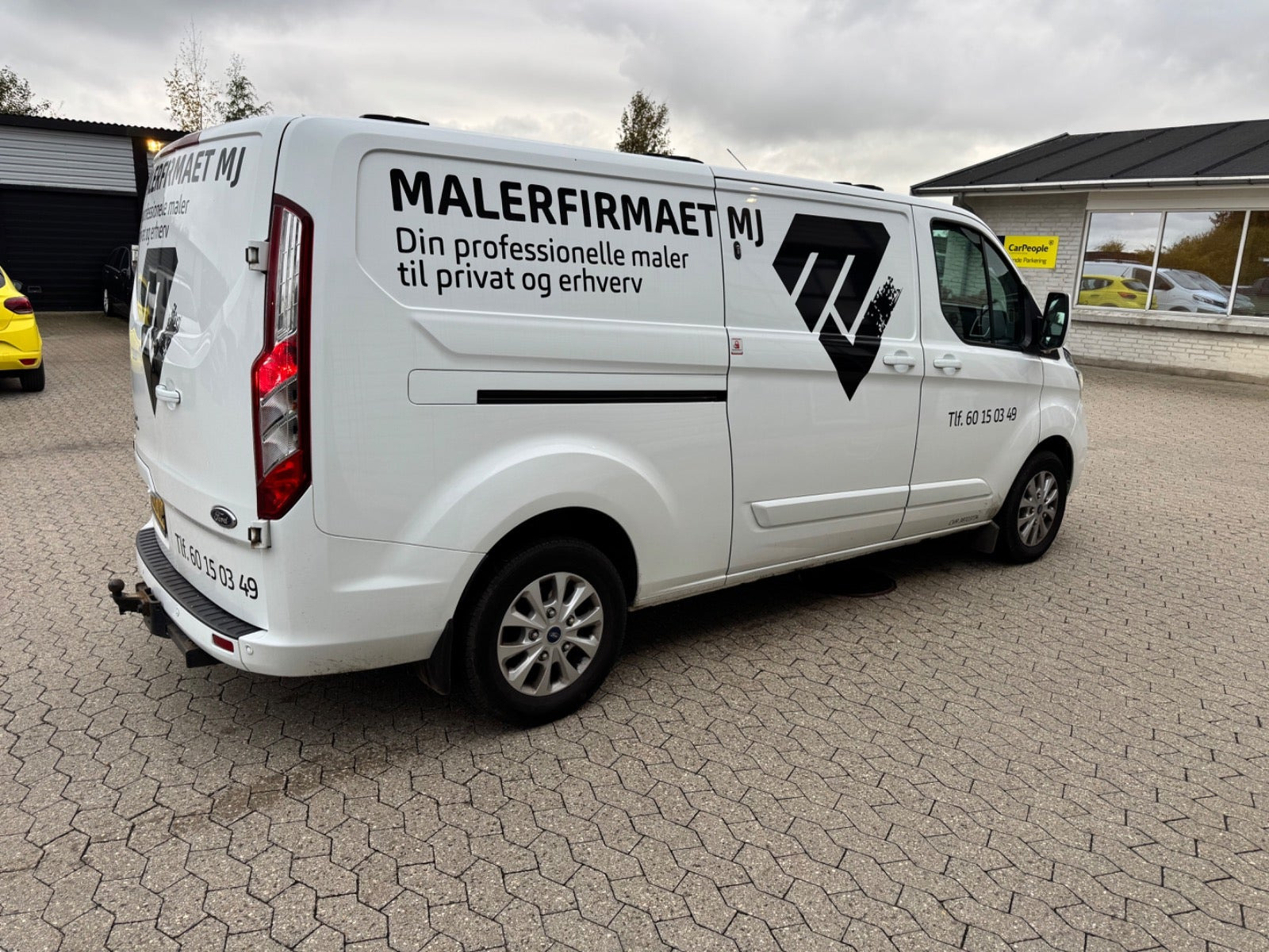 Hvid Ford Transit 350 L2 Van fra 2021