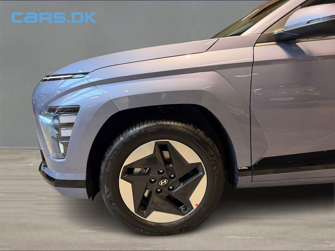 Blå Hyundai Kona fra 2026