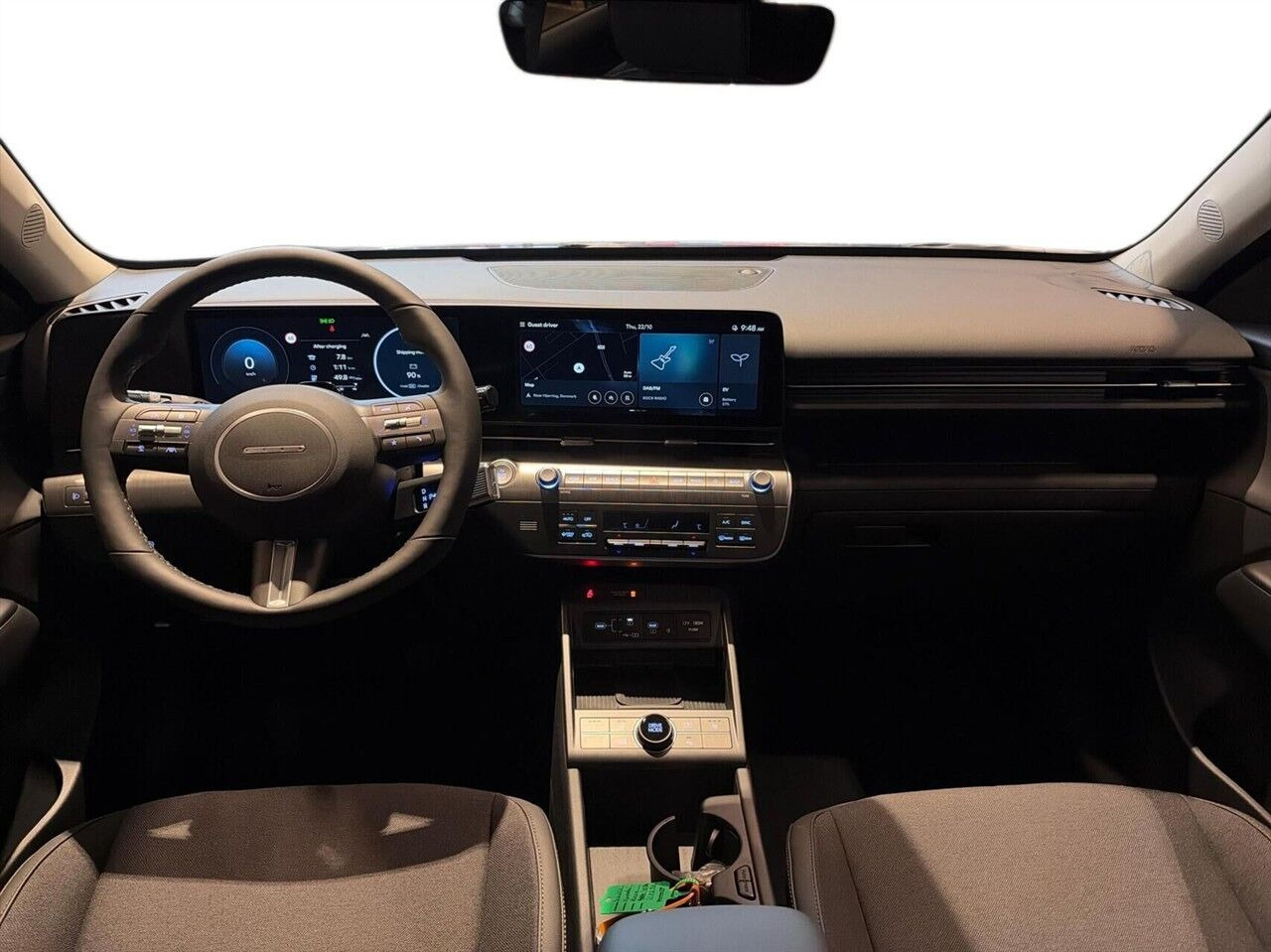 Blå Hyundai Kona fra 2026