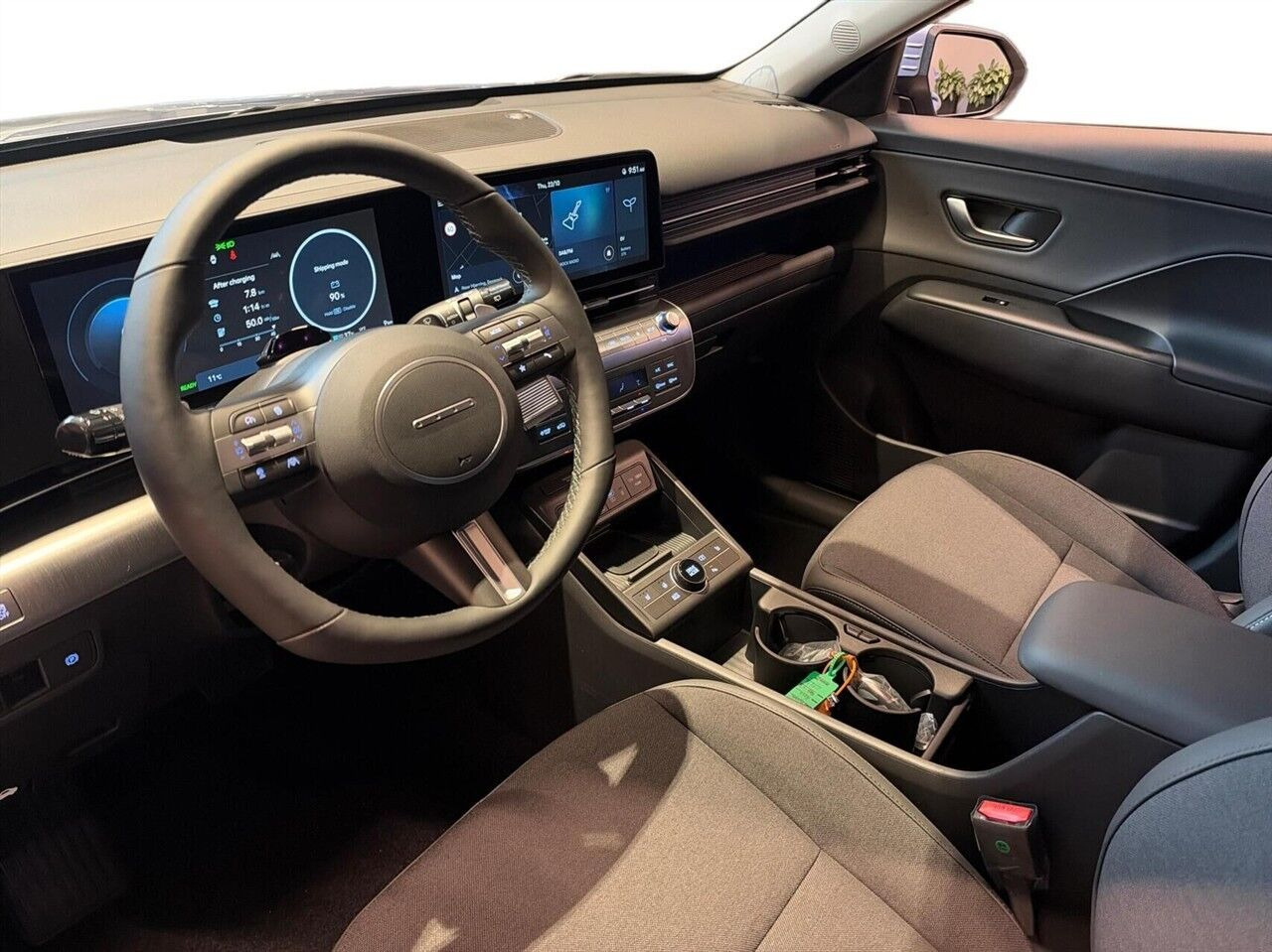 Blå Hyundai Kona fra 2026