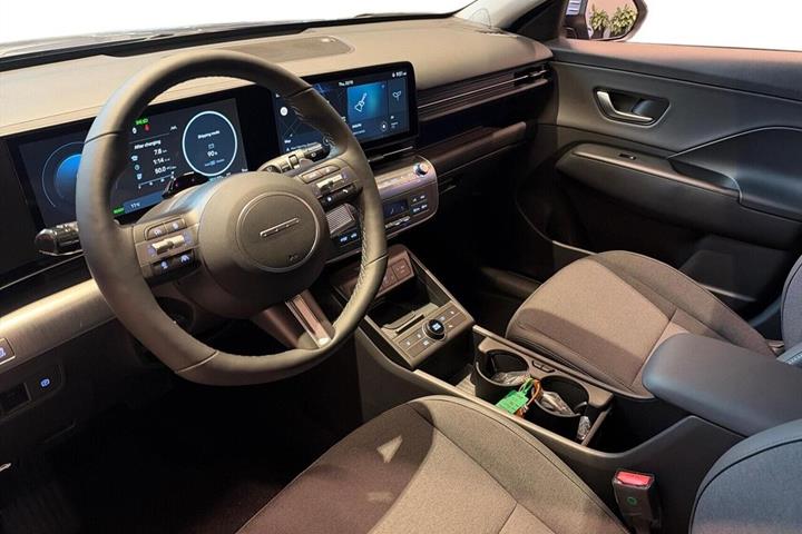 Blå Hyundai Kona fra 2026
