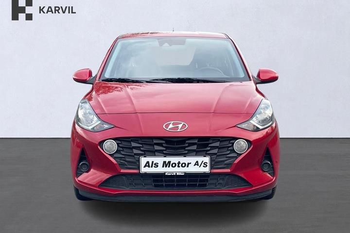 Rød Hyundai i10 fra 2022