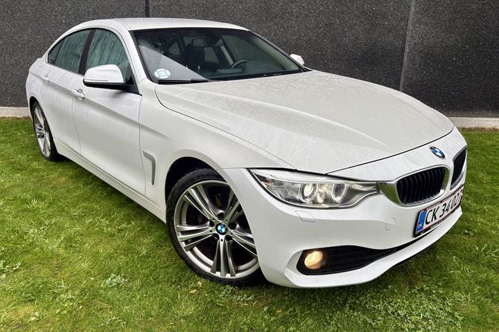 Hvid BMW 4-serie fra 2016