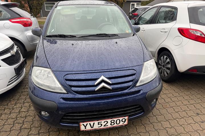 Blå Citroën C3 fra 2007
