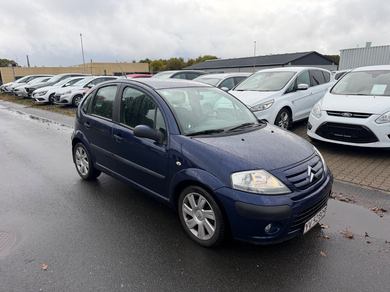 Blå Citroën C3 fra 2007