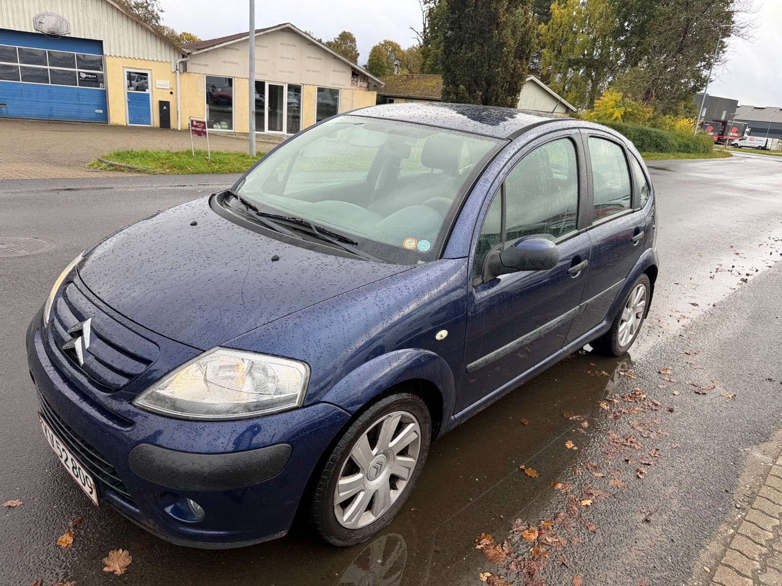 Blå Citroën C3 fra 2007