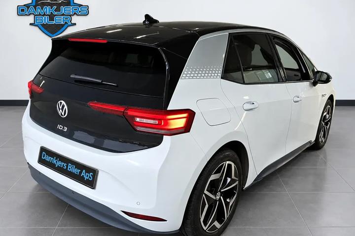 Hvid VW ID.3 fra 2021