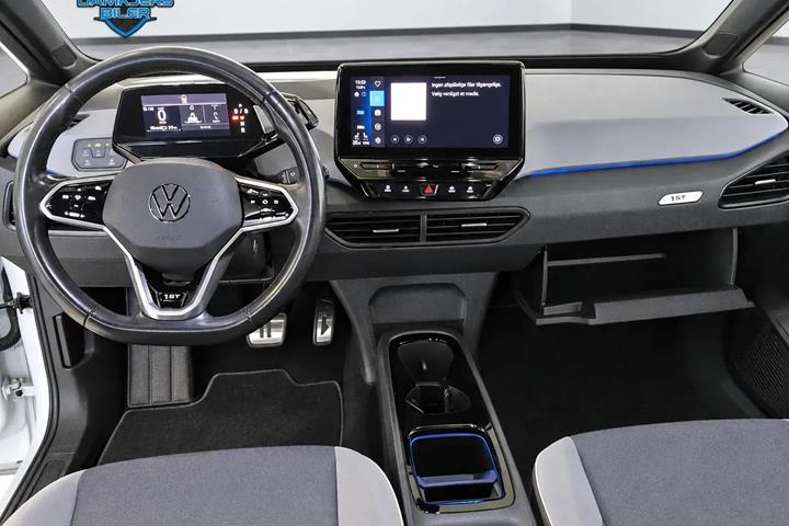 Hvid VW ID.3 fra 2021