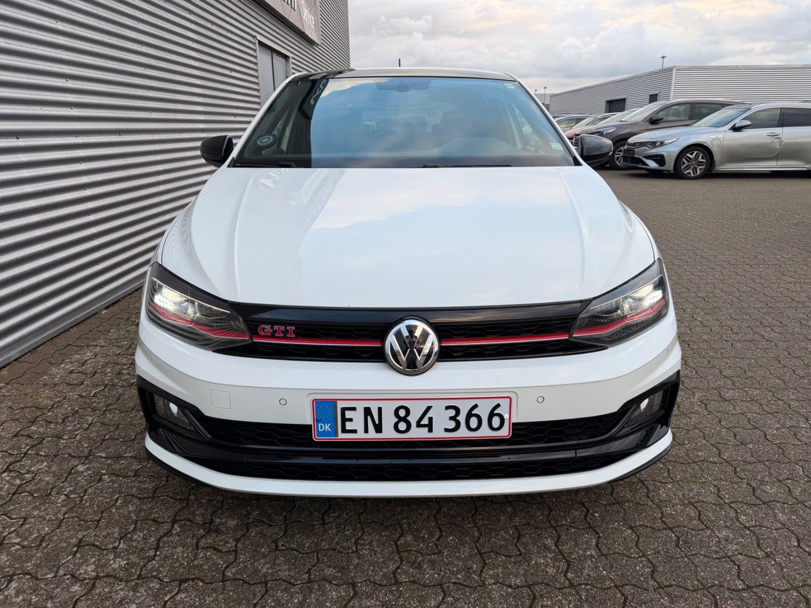 Hvid VW Polo fra 2018