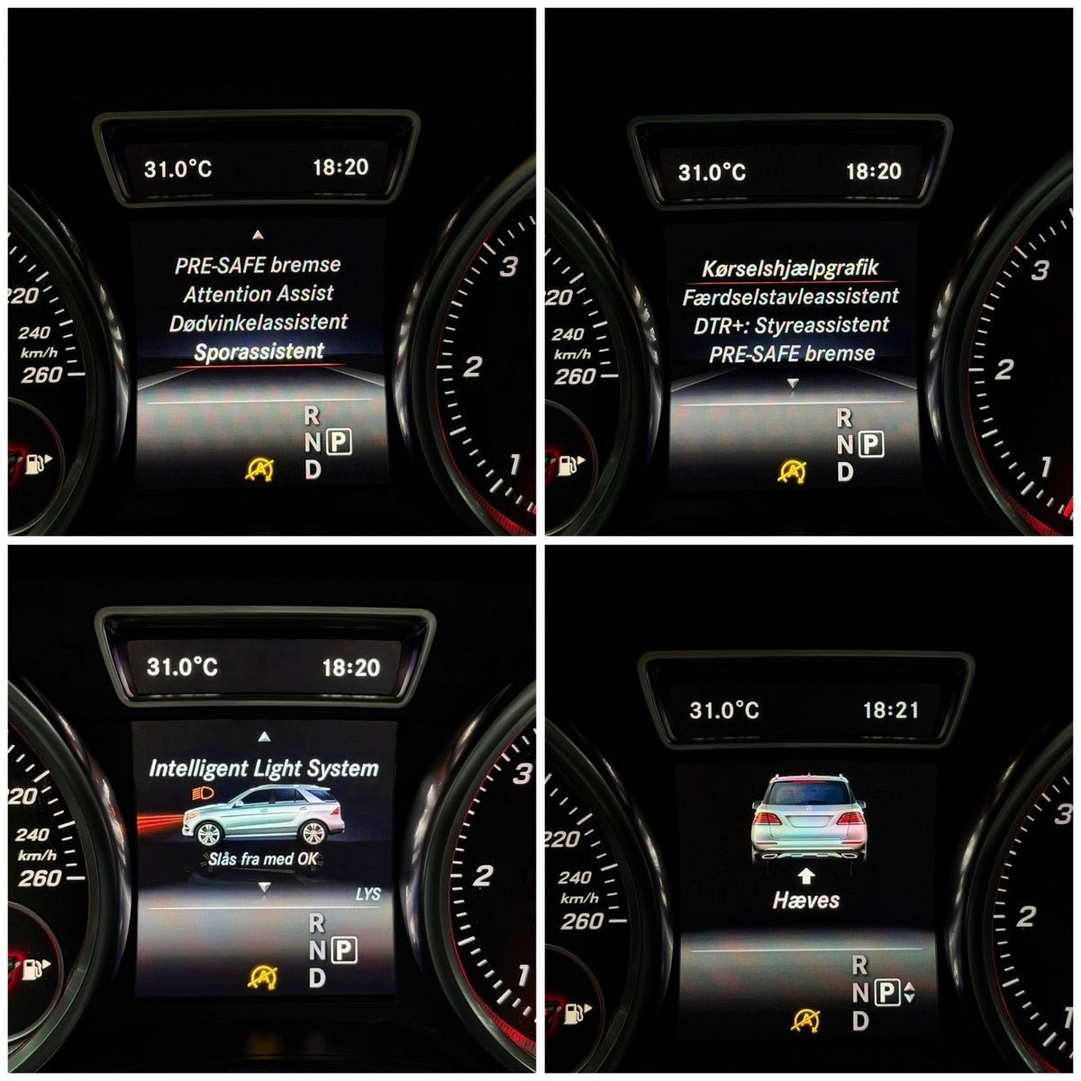 Grå Mercedes GL350 fra 2015