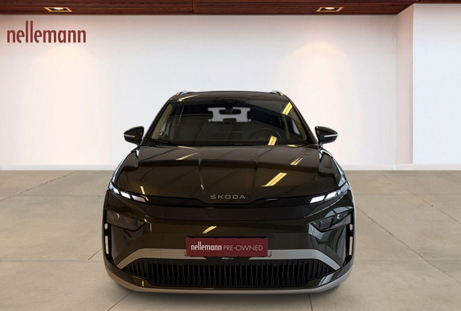 Grøn Skoda Enyaq fra 2026